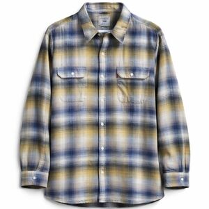 XXL Levi’s NWT Jackson Worker Overshirt Plaid Shirt 100% Cotton Twill Blue